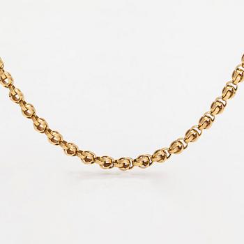 Necklace in 18K gold. Switzerland.