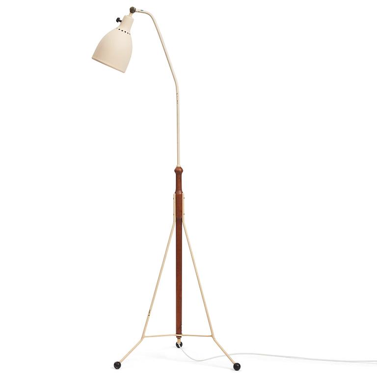 Hans-Agne Jakobsson, a rare floor lamp, model "S-910", Hans Agne Jakobsson AB, Åhus 1950s.