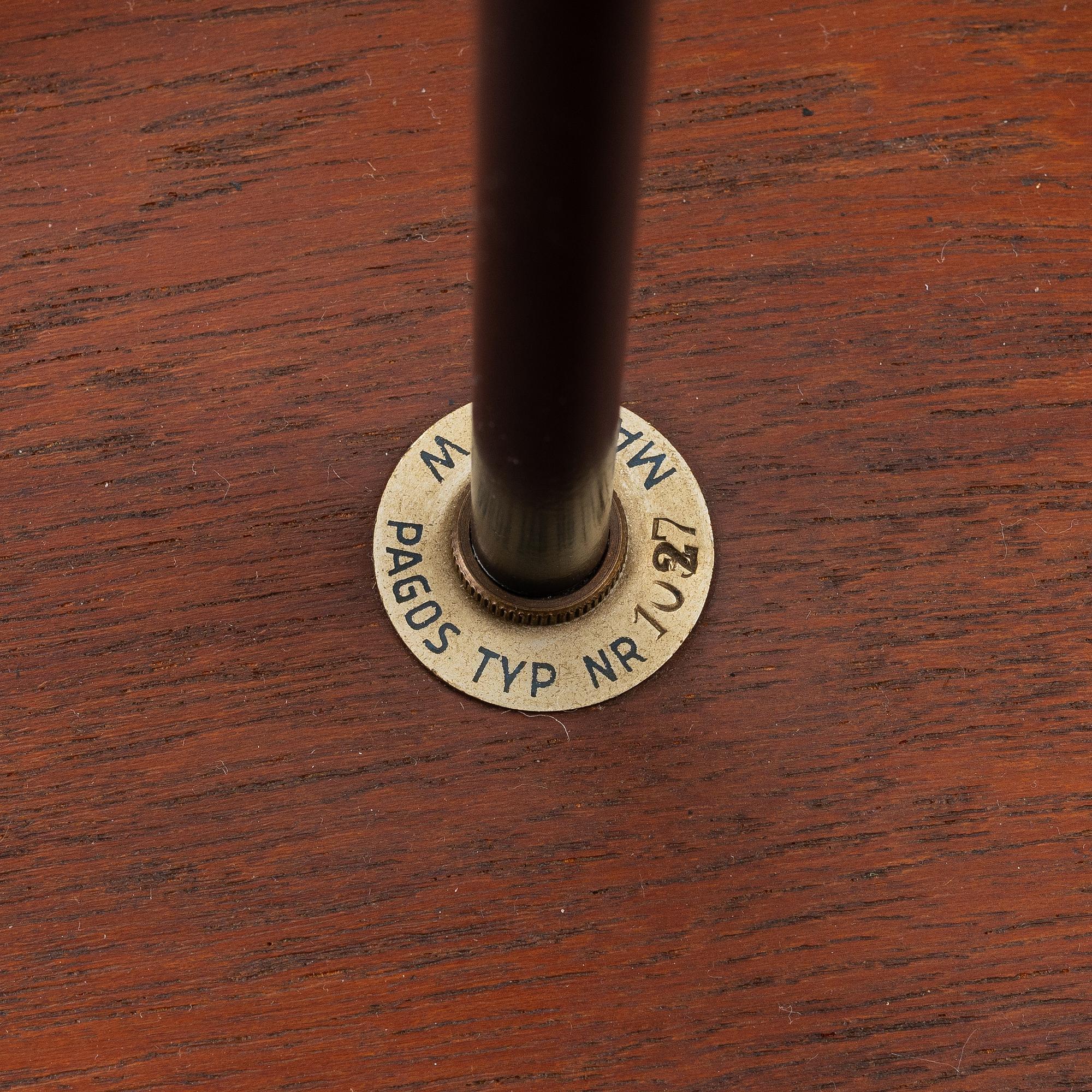 Floor lamp, mid-20th century,