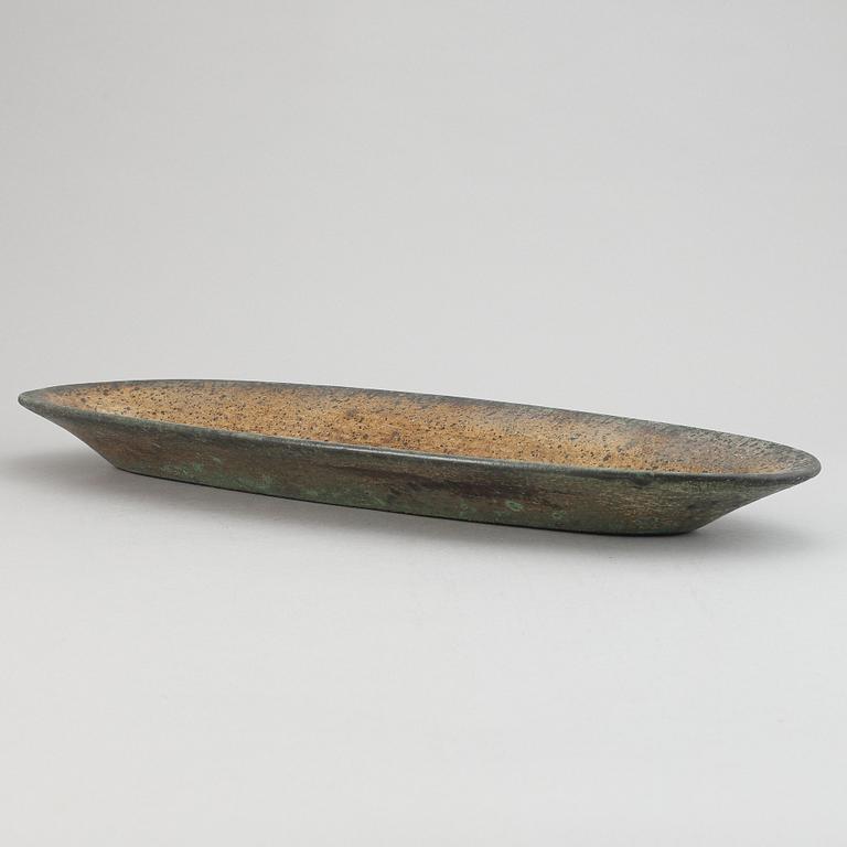 Hans Hedberg, a faience dish, Biot, France.