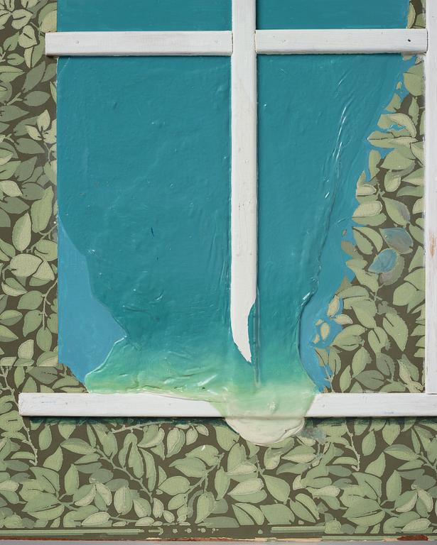 Philip von Schantz, mixed media on panel, signed and dated -68.