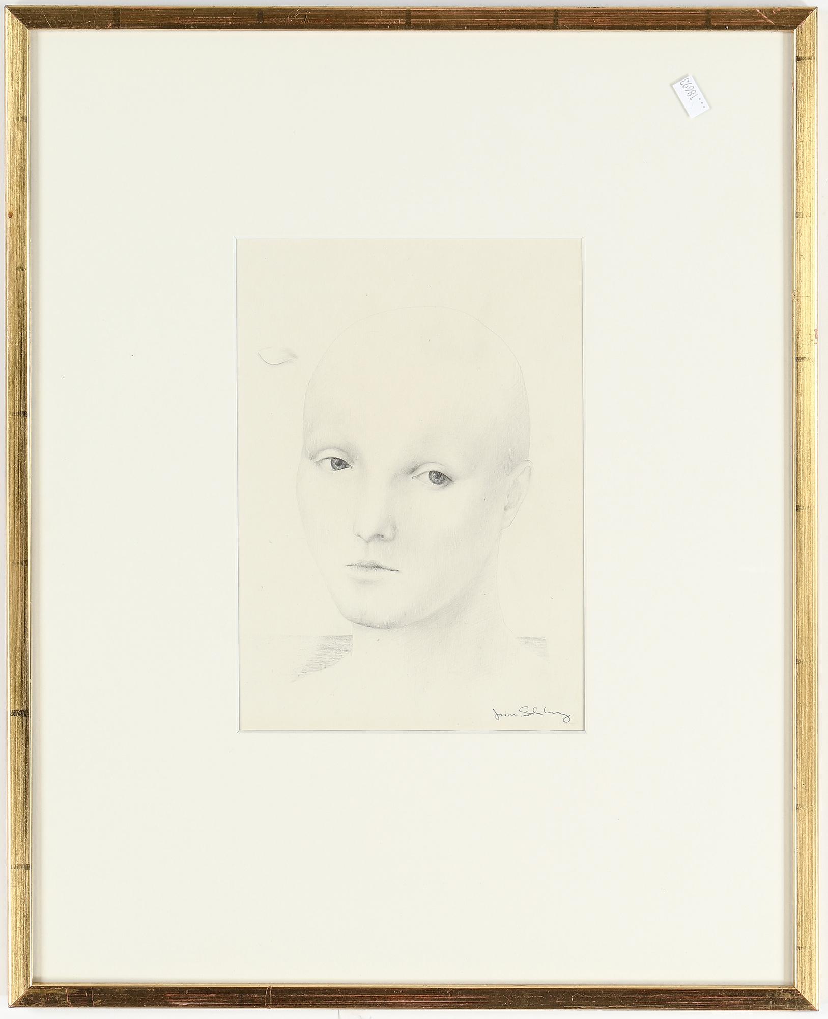 LASSE SÖDERBERG, blyertsteckningar, 2 st, signerade.