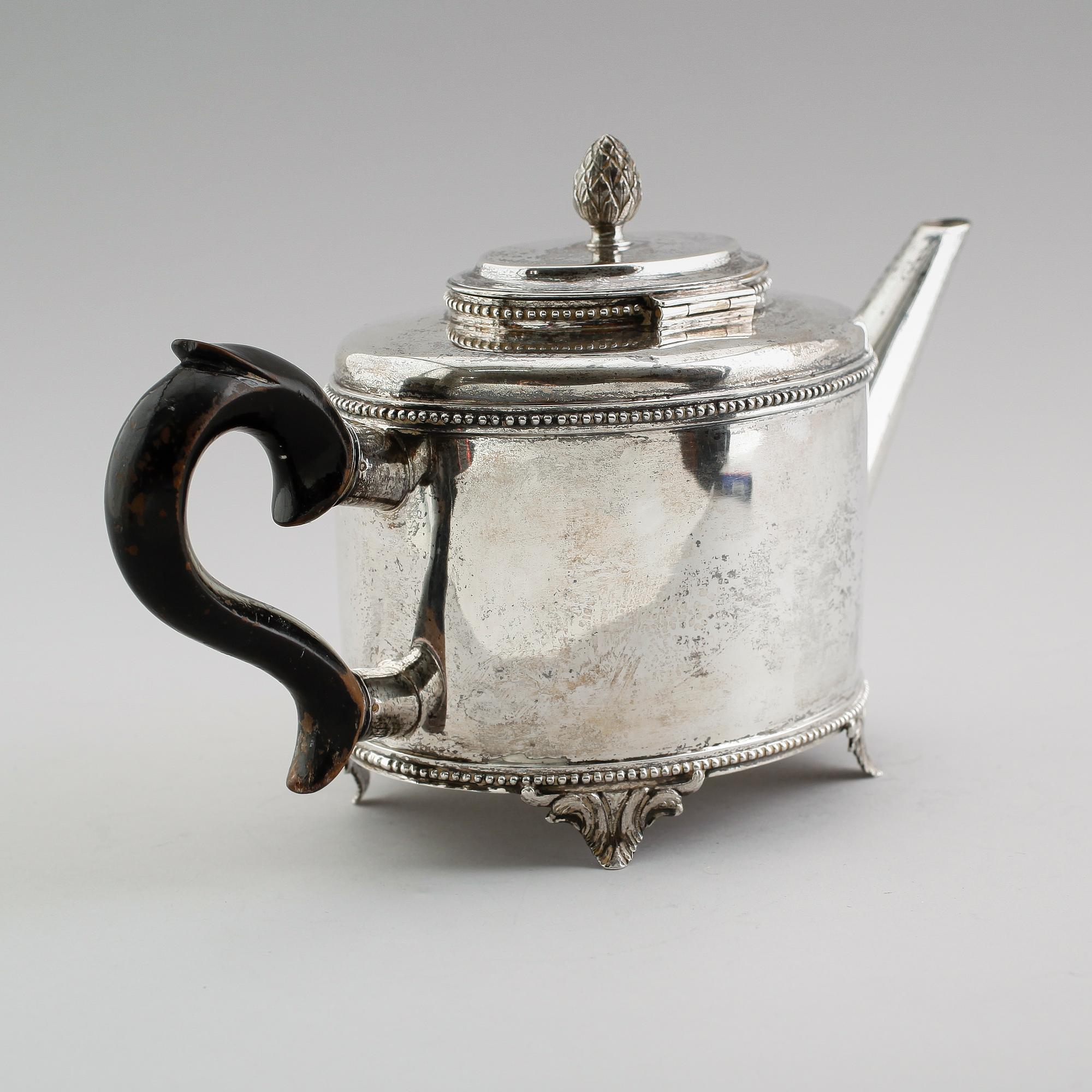 TEKANNA, av Stephan Westerstråhle, Stockholm 1798. Gustaviansk.