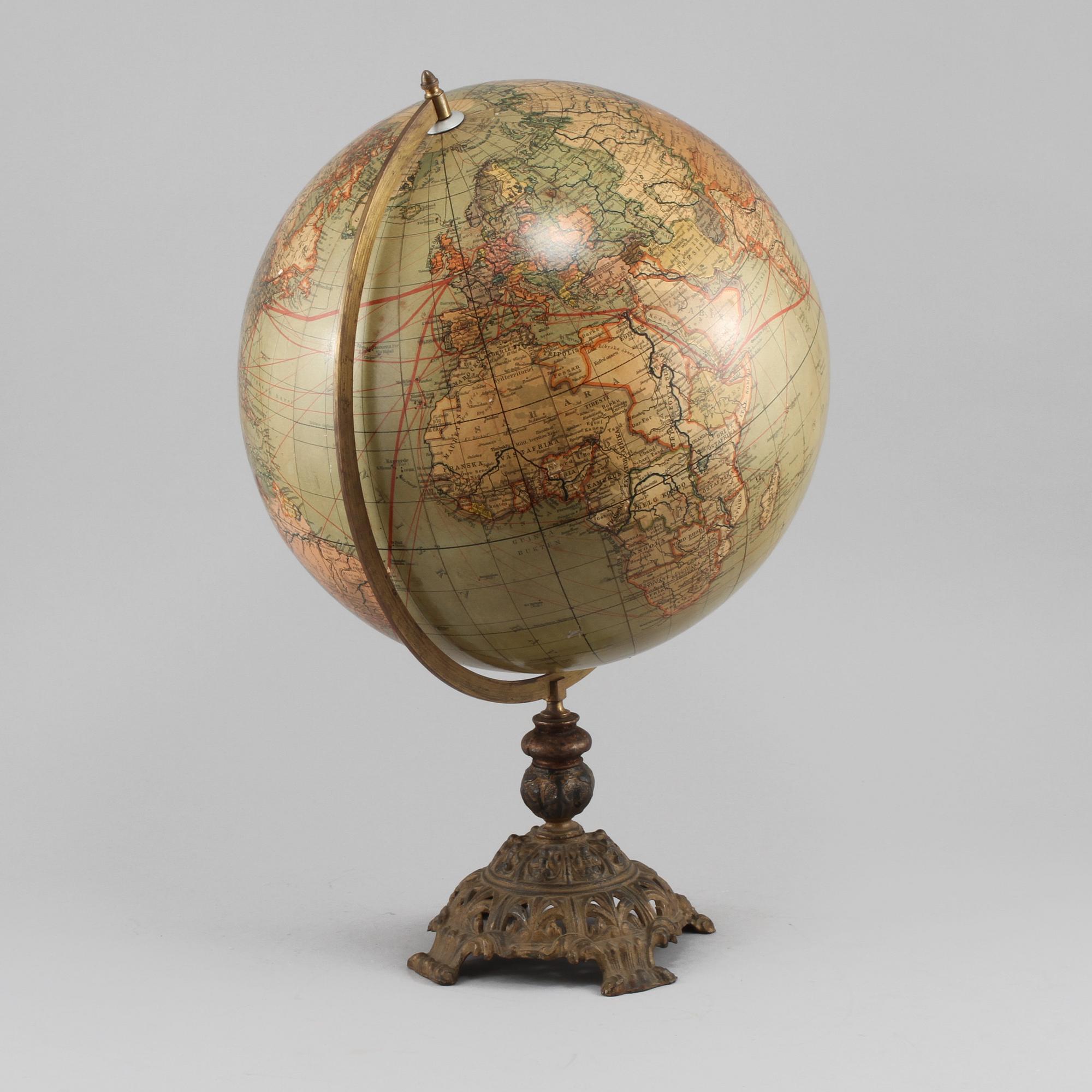 JORDGLOB, utgiven av Paul Räth, Leipzig, 1900-talets första hälft.