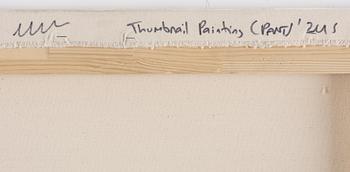 Michael Pybus, acrylic on canvas, signed and dated 2011 on verso. With dedication verso.