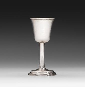 A BEAKER, silver. Arvid Wernström Eksjö 1825. Height 12 cm. Weight 49 g.