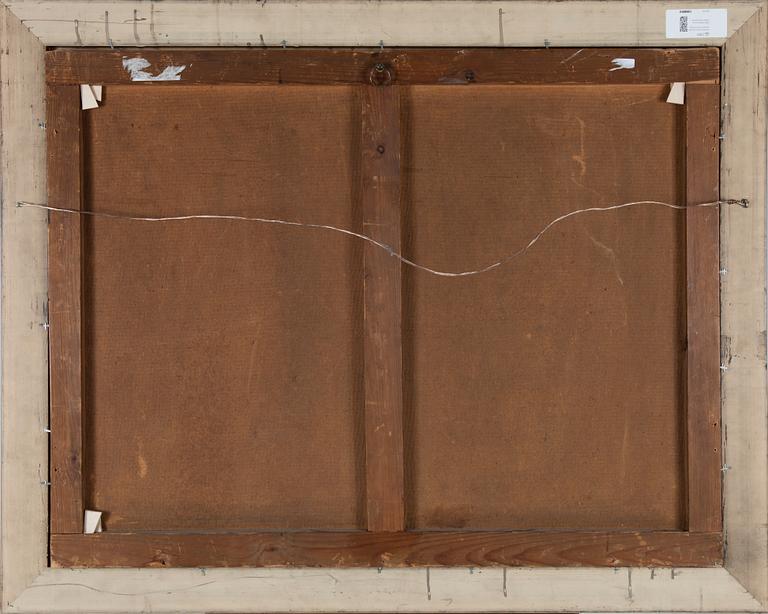 OKÄND KONSTNÄR, olja på duk, osignerad, 1700-talets senare hälft.