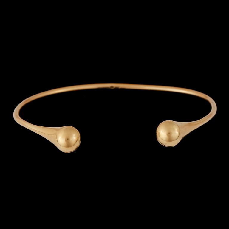 ARMRING, 18k guld, Sverige, 1976. Vikt ca9g.