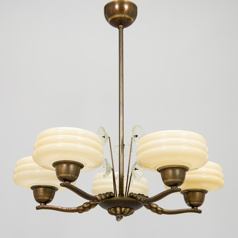 Lisa Johansson-Pape, A 1940's model 210 chandelier for Stockmann Orno.