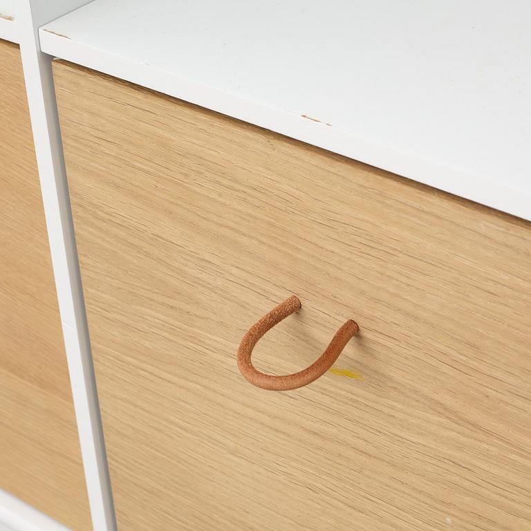 A chest of drawers/bookcase, Oliver Furniture.
