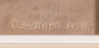 Eeli Jaatinen, oil on canvas, signed and unclearly dated.