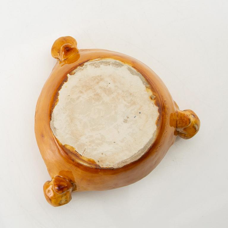 Borghild Kamph, bowl, Art Nouveau, signed and dated 1915.