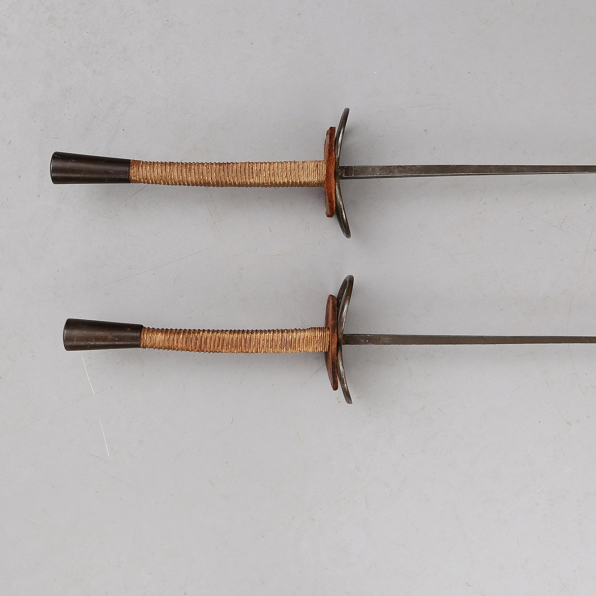 FLORETTER, 2 st, omkring år 1900.