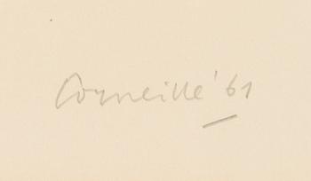 Beverloo Corneille, lithograph in colours, signed and dated -61, numbered 10/120.