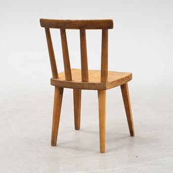 Axel Einar Hjorth, an 'Utö' pinewood chair, Nordiska Kompaniet, 1930's.