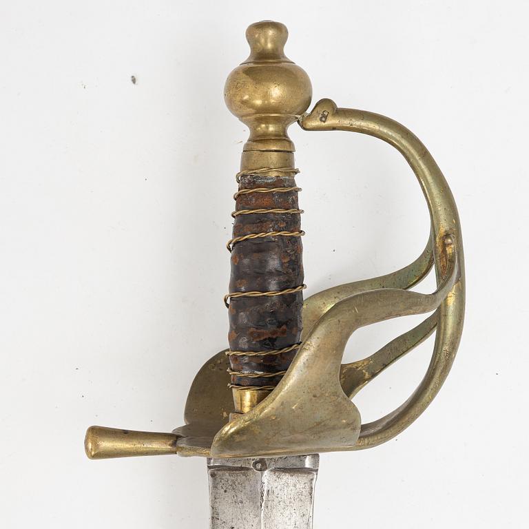A Swedish cavalry sword 1773 pattern.