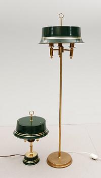 GOLVLAMPA OCH BORDSLAMPA, 1900-talets andra hälft.