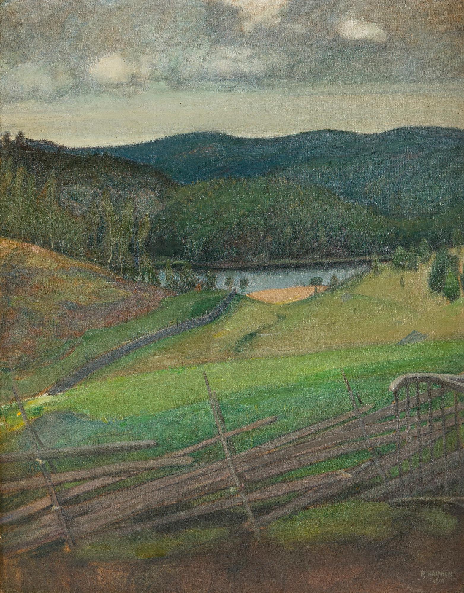 Pekka Halonen, Landscape from Karelia.