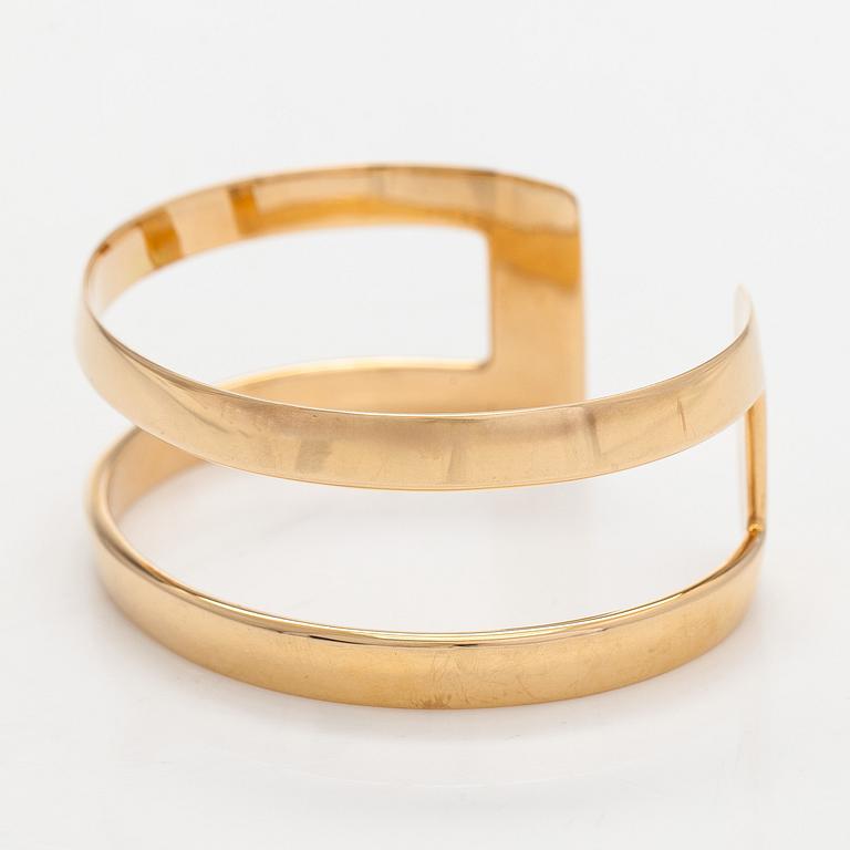 Hans Hansen, bangle, 14K gold, Denmark.