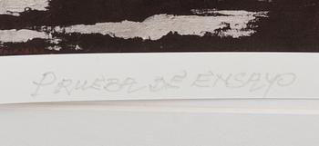 JORGE CASTILLO, pigment print, signed and dated 2013.