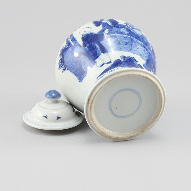 LOCKURNA, porslin, Kina, 1800/1900-tal.