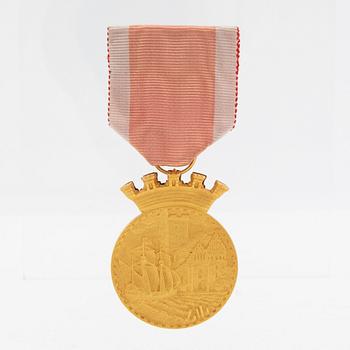 Medal, 18k gold, 1959.