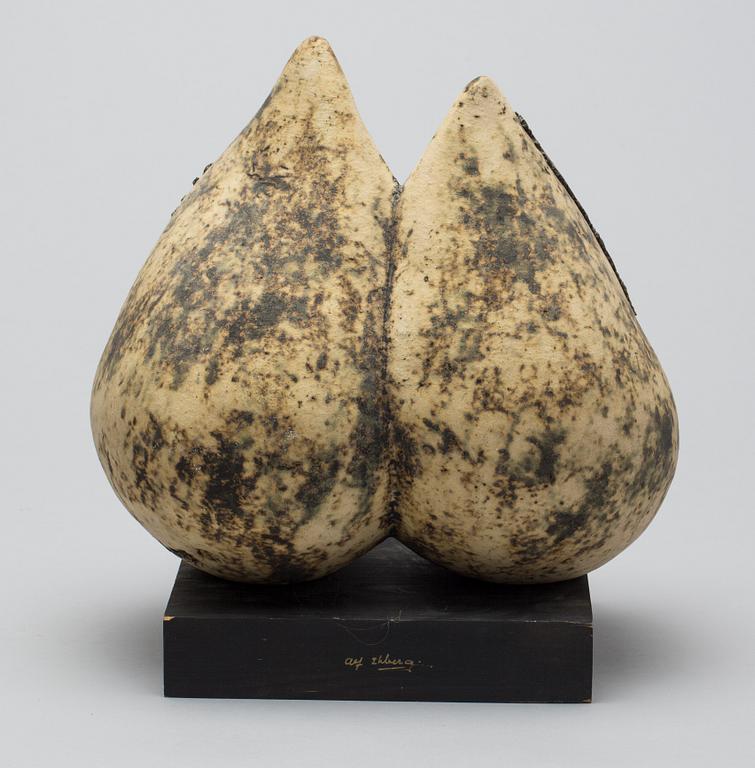 ALF EKBERG, skulptur, keramik. Signerad.