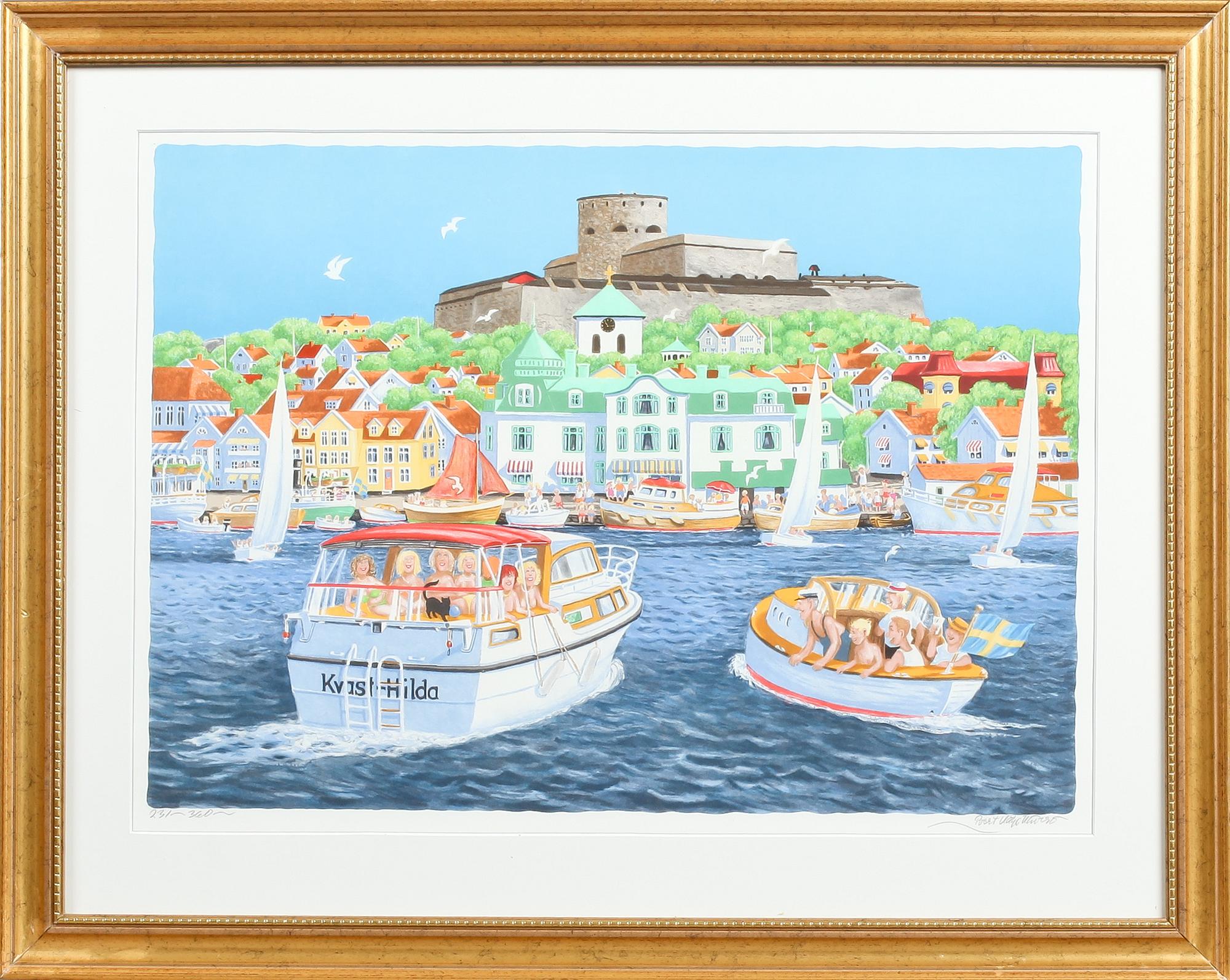 BERT  HÅGE HÄVERÖ, färglitografi, signerad och numrerad 229/360.