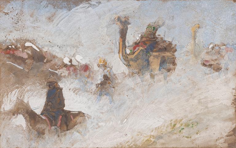 Egron Lundgren, Lord Clyde and Staff on the March.