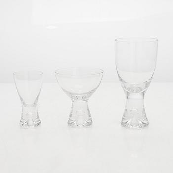 Tapio Wirkkala, a set of 18 "Tapio" drinking glasses, 1950s/60s.