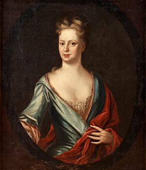 274. David von Krafft Hans ateljé, "Eva Magdalena Oxenstierna af Korsholm och Wasa" (1671-1722).