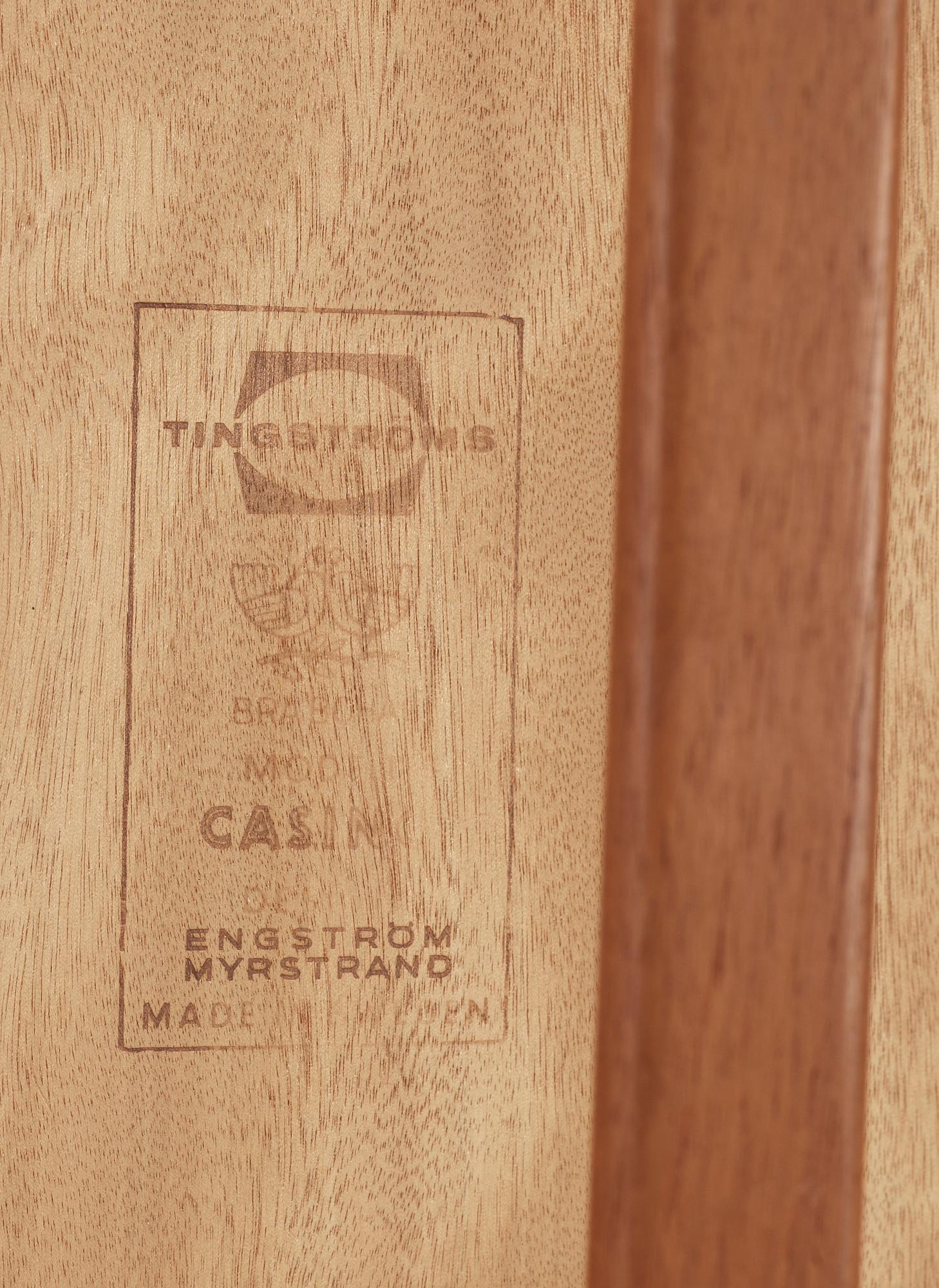 SÄNGBORD / HALLBORD, ett par, Tingströms, 1950-tal.