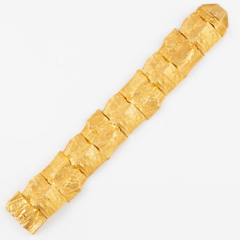 A Björn Weckström bracelet 18K gold "Golden Stream", for Lapponia.