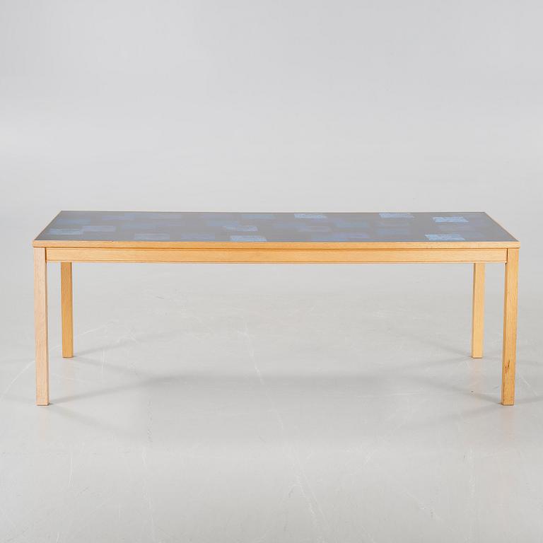 A 579-112 sofa table, Triva Dura series, by David Rosén, table top by Algot Törneman for Nordiska Kompaniet, dated -64.