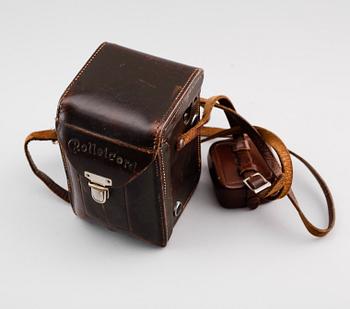 KAMERA, Rolleicord Compur, Franke & Heidecke, Braunschweig, 1900-talets första hälft.