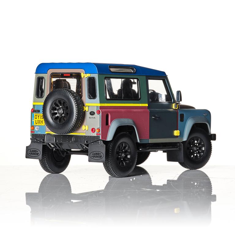 Paul Smith, a model car, Land Rover "Defender 90", Paul Smith Edition, signed by Paul Smith, Almost Real 2015.
