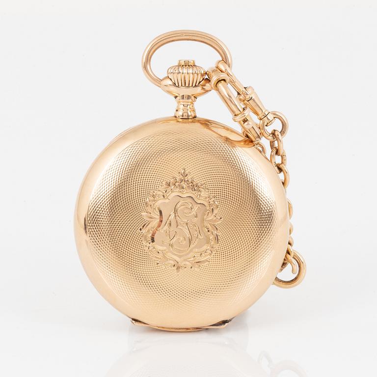 Halda Fickurfabrik, pocket watch, hunter, 52 mm.