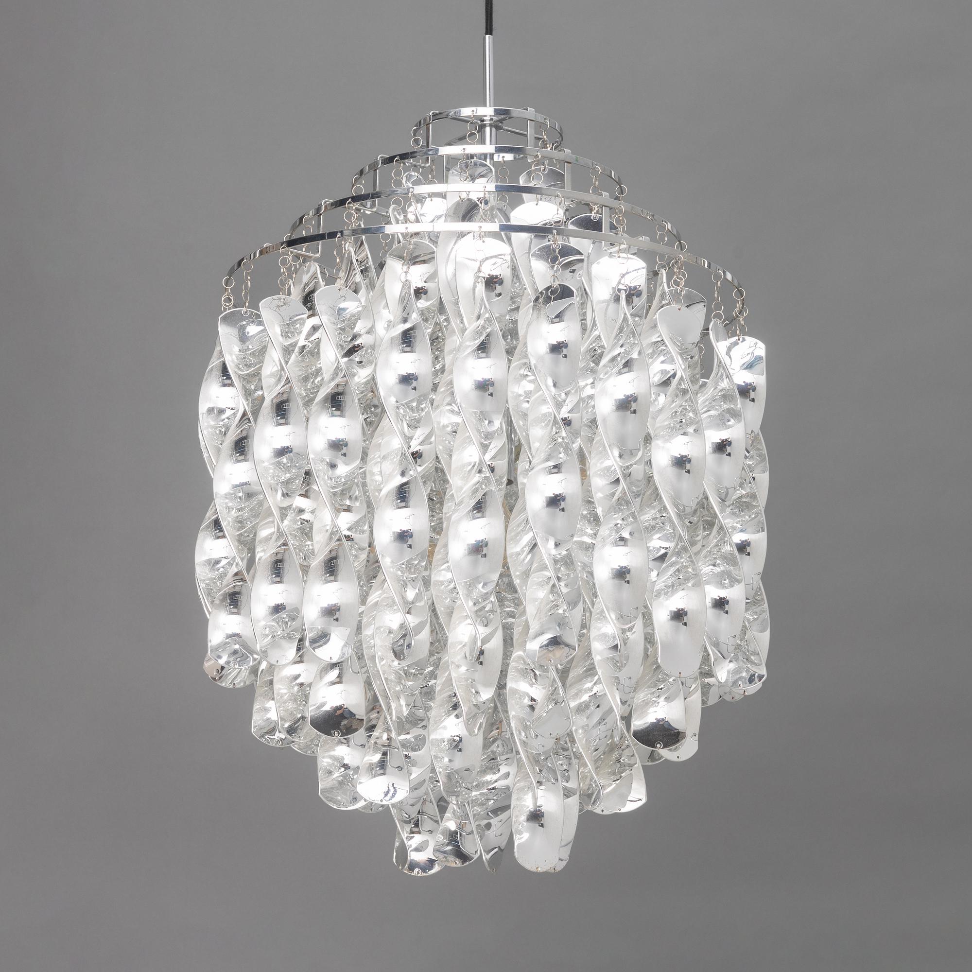Verner Panton, ceiling lamp, "Spiral SP01", Verpan, Denmark, 21st century.