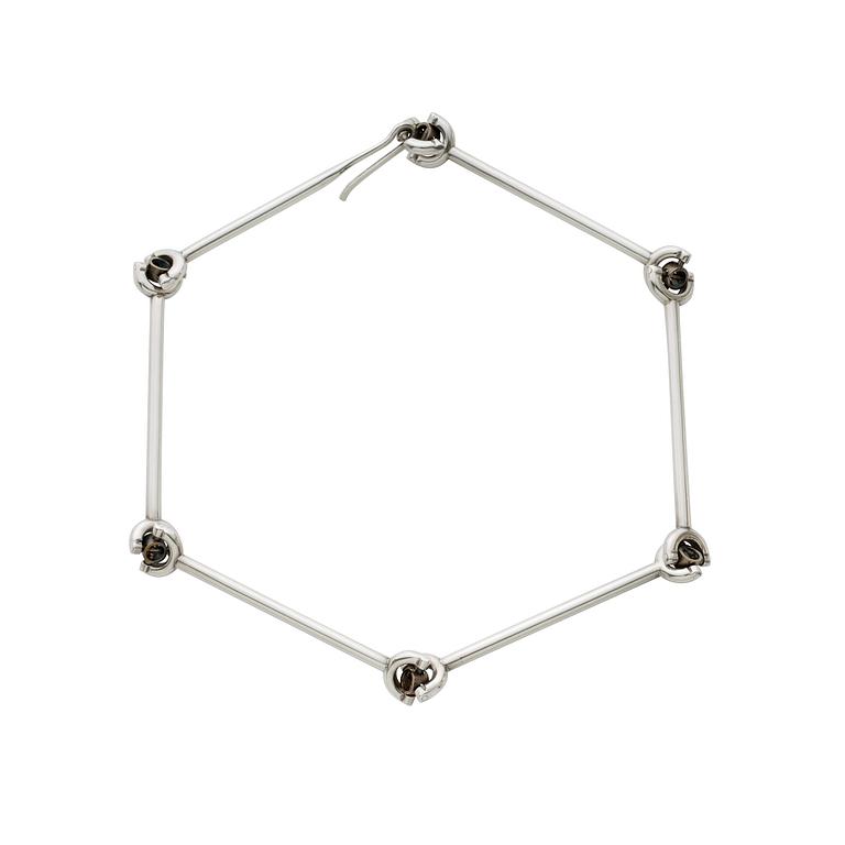 A Mats Eskils sterling necklace, Stockholm 1995.