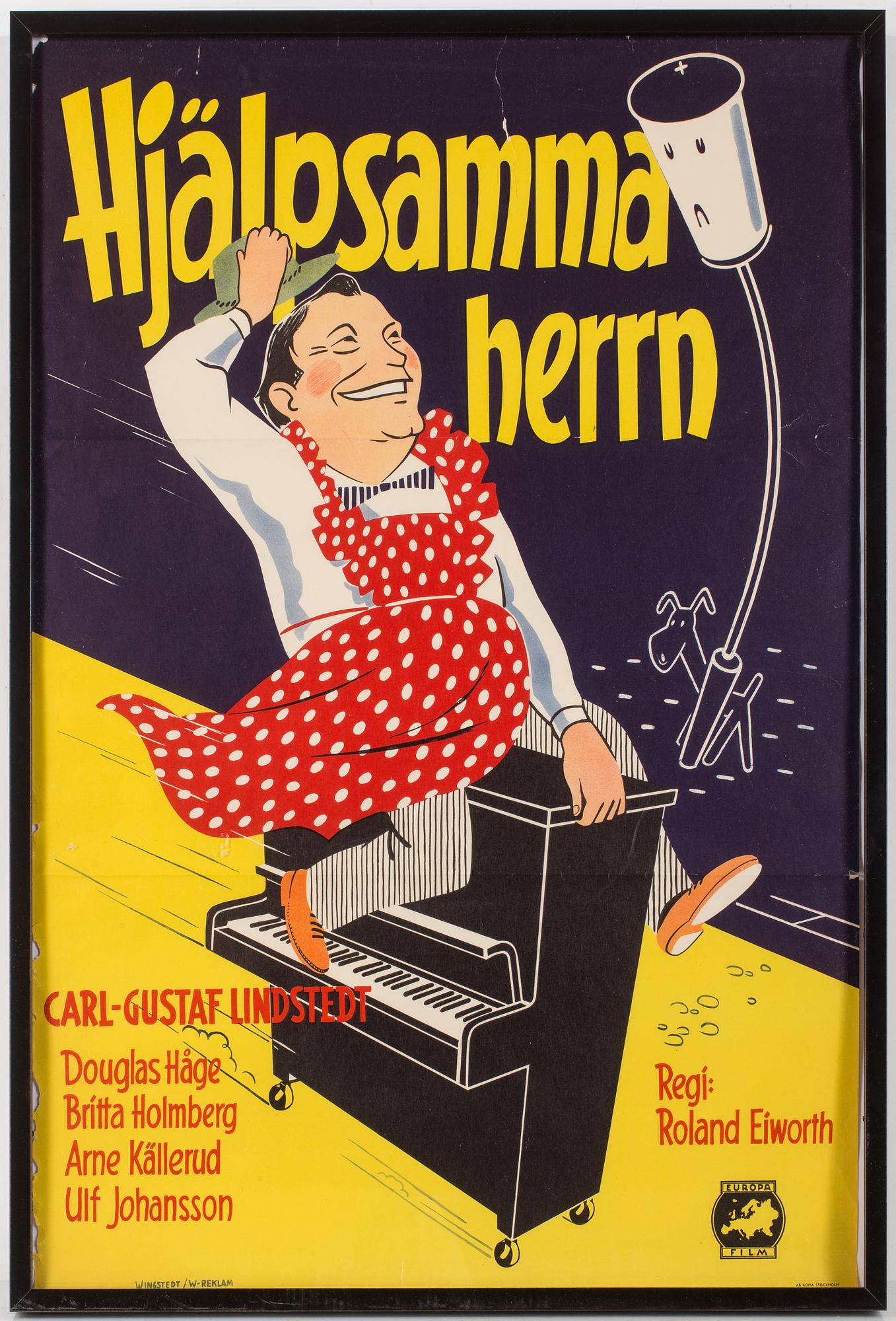 FILMAFFISCH, Hjälpsamma herrn (1954).