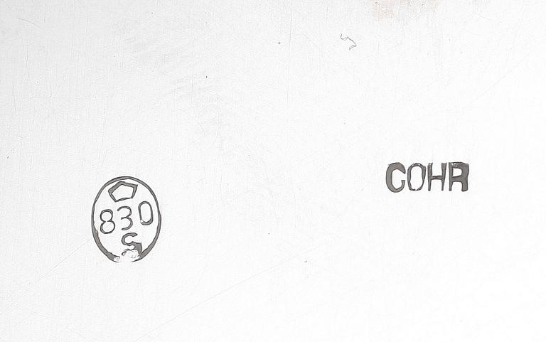 PARTI SILVER, 7 delar, bla Rolf Karlsson och Rey Urban, 1900-tal. Tot vikt ca 900 gram.