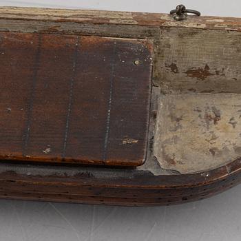 A boat model, first half of the 20th century.