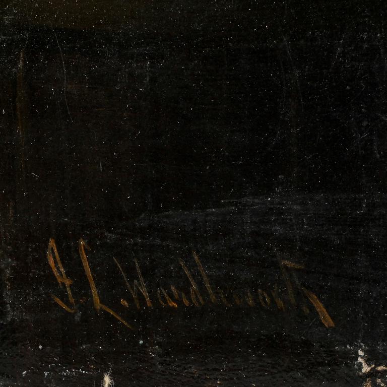 JACK LEIGH WARDLEWORTH, olja på duk u, signerad.