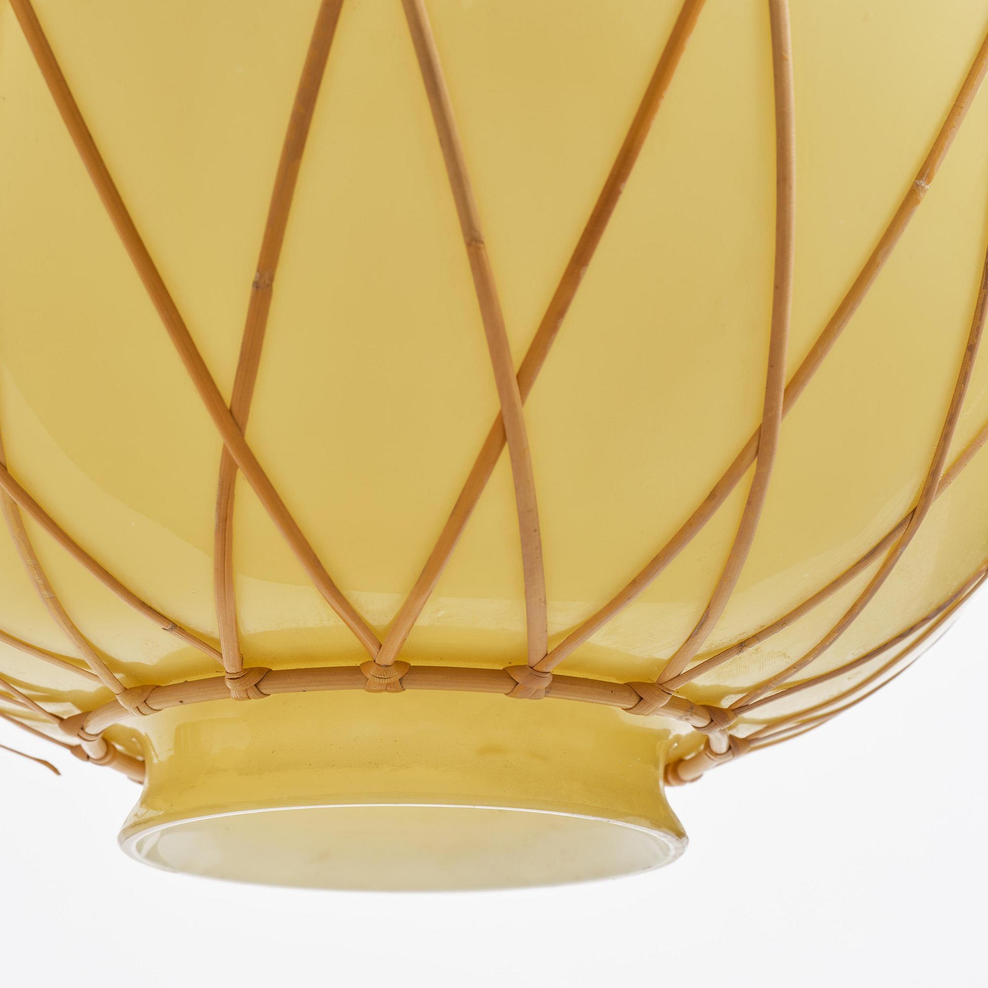 Harald Notini, a ceiling lamp model "11555", Arvid Böhlmarks Lampfabrik, Stockholm, 1940s.