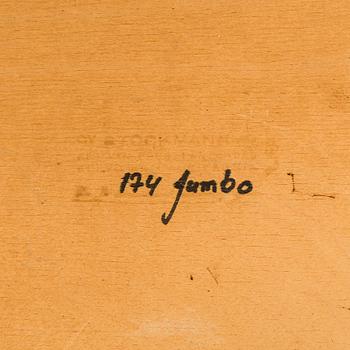 Olof Ottelin, fåtölj "Jumbo" nr 174, Kervo Snickerifabrik, Stockmann, 1960-tal.