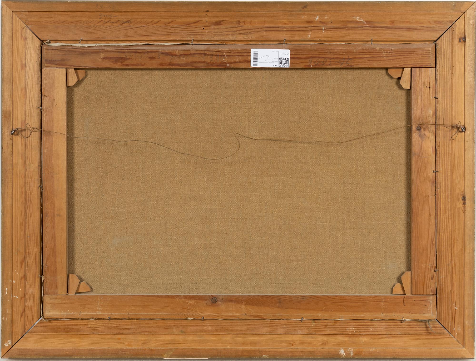 Anton Genberg, Summer Landscape with Farmhouse.