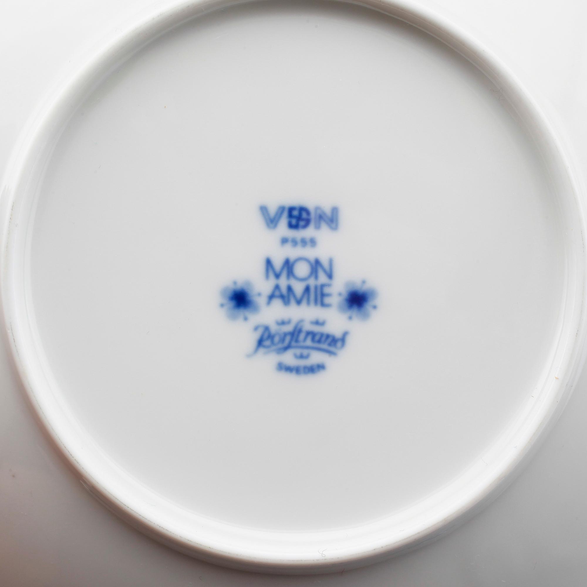 KAFFESERVIS, 26 delar, porslin, "Mon-Amie", Marianne Westman, Rörstrand.