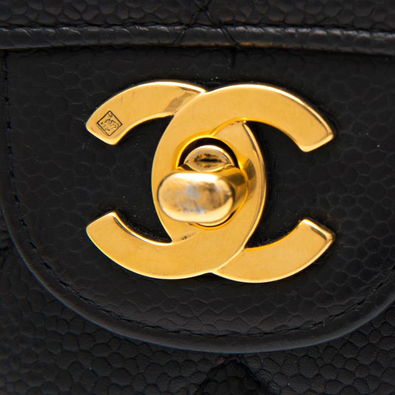 VÄSKA, "Jumbo Single Flap Bag", Chanel.