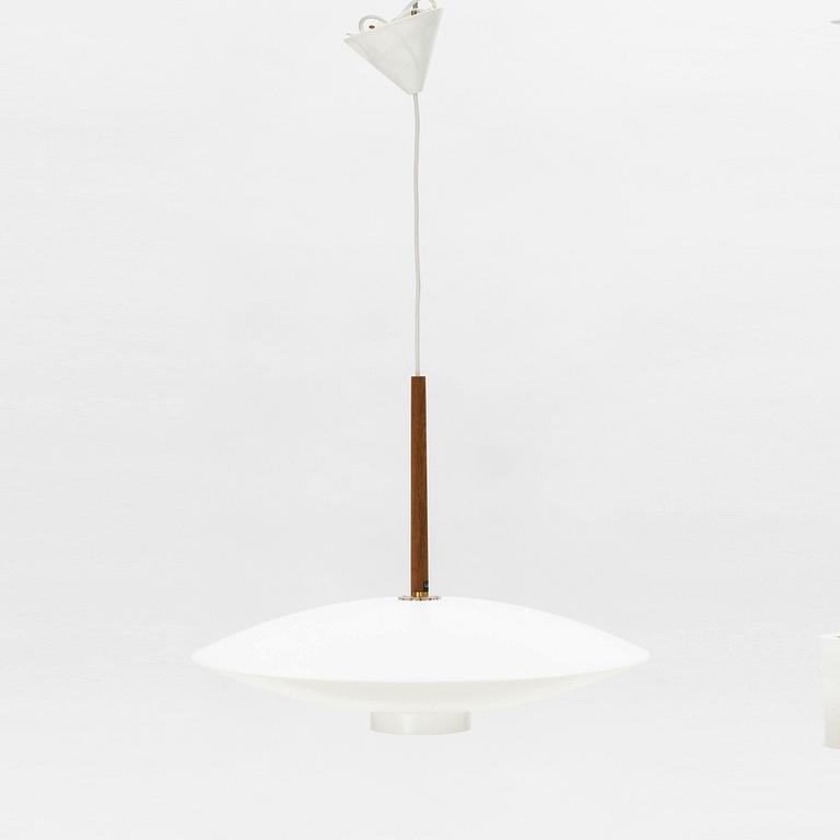 Uno & Östen Kristiansson, taklampa, "Discus", Luxus, Vittsjö, 1960-tal.