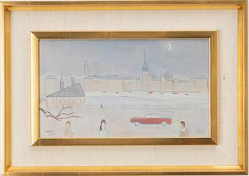 Einar Jolin, Stockholm från Söder mot Gamla stan.
